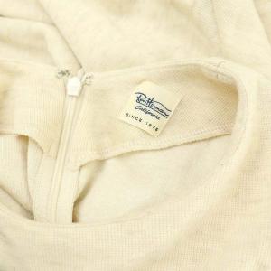 Ron Herman コットンヤクソフトドレス ワンピース ロング 長袖 XS アイボリー