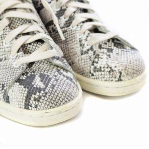 adidas Originals HYKE ハイク STAN SMITH スタンスミス スニーカー シューズ パイソン柄 レザー 7 24.5cm グレー B26098