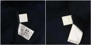 Mame Kurogouchi 19SS フラワー柄スカート タイト ロング 1 紺 ネイビー