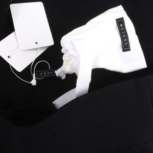 LUDLOW Ficelle ハイウエストパンツ ストレート 0 ブラック