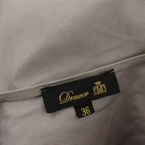 Drawer 22SS コットンシルク フレアスリーブ ブラウス シャツ 36 S グレージュ