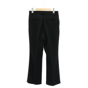 EVERYDAY I LIKE 23SS クロップド パンツ ストレート センタープレス 34 XS 黒 ブラック 23030500802110