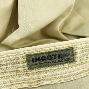 INCOTEX テーパード チノ パンツ ジッパーフライ コットン混 31 ライトベージュ