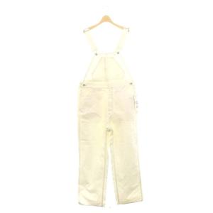 22AW オーバーオール サロペット ワイド ボタンフライ コットン F オフホワイト /YQ OS
