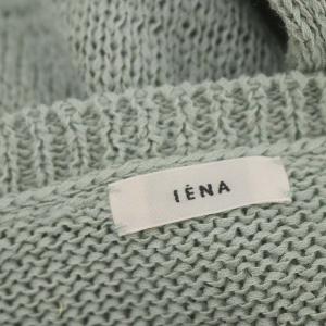 IENA 22SS テープヤーンクループルオーバー カットソー 長袖 リネン混 ライトグリーン