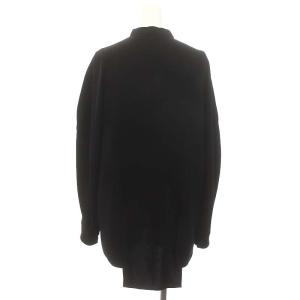 ENFOLD 23SS RAMDOM SLIT BLOUSE ブラウス シャツ バンドカラー 長袖 36 黒 ブラック