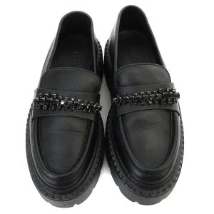 JIMMY CHOO Bryer 厚底 ローファー レザー 35 22cm 黒 ブラック