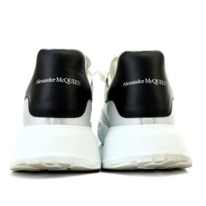 Alexander McQueen 662663 Court Trainer スニーカー ローカット レザー 41 ホワイト ブラック