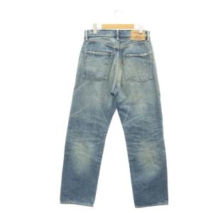 HYSTERIC GLAMOUR 22SS WPC加工 60'S XXデニムパンツ ジーンズ ストレート ジッパーフライ ダメージ加工 28 青 ブルー