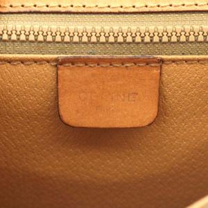 CELINE M08 ショルダーバッグ マカダム柄 ダークブラウン