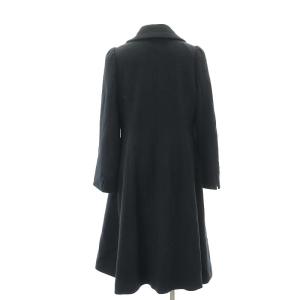 M'S GRACY 22AW ビジューボタン付きテーラードコート 38 ブラック