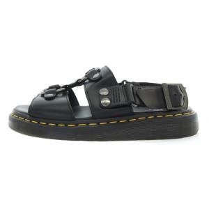 Dr.Martens Xabier ザビエル サンダル シューズ 厚底 レザー サークル金具 UK6 24.5cm 黒 ブラック