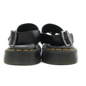 Dr.Martens Xabier ザビエル サンダル シューズ 厚底 レザー サークル金具 UK6 24.5cm 黒 ブラック