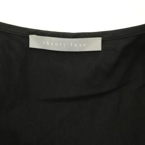 theory luxe 24SSCrisp Linen Katiaジャケット ブルゾン フルジップ リネン 38 M 黒 ブラック