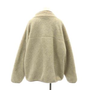 Deuxieme Classe ボアブルゾン ジャケット ジップアップ ベージュ