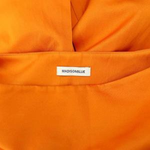 MADISONBLUE 23SS サテンロングスカート 02 オレンジ