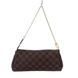 LOUIS VUITTON N55213 ダミエ エヴァ 2WAY ショルダーバッグ チェーン ブラウン
