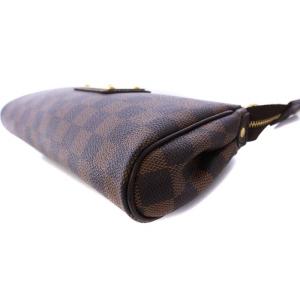 LOUIS VUITTON N55213 ダミエ エヴァ 2WAY ショルダーバッグ チェーン ブラウン