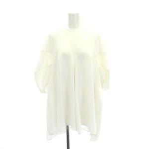 23SS DRAPE SLEEVE T-SHIRT Tシャツ カットソー 半袖 プルオーバー バックファスナー