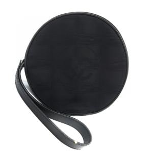 CHANEL ニュートラベル ポーチ 丸型 ココマーク 黒 ブラック