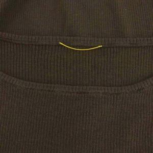 L'Appartement Rib B/N Knit リブニット セーター 長袖 カーキ