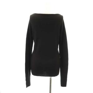 L'Appartement Rib B/N Knit リブボートネックニット カットソー 長袖 ダークブラウン