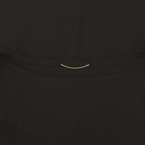 L'Appartement Rib B/N Knit リブボートネックニット カットソー 長袖 ダークブラウン