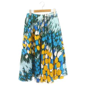 オリジナルプリントフレアースカート ロング 総柄 36 マルチカラー /DF OS