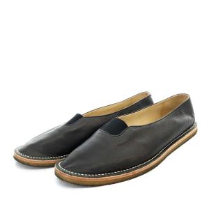 AURALEE LEATHER SLIP-ON MADE BY FOOT THE COACHER スリッポン シューズ レザー 8 26cm