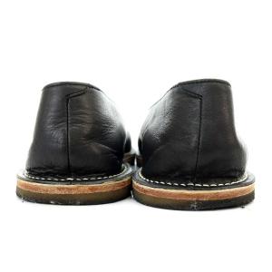 AURALEE LEATHER SLIP-ON MADE BY FOOT THE COACHER スリッポン シューズ レザー 8 26cm