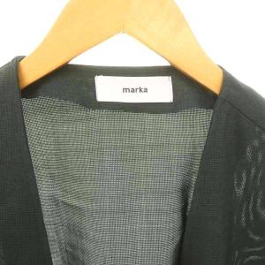 marka 23SS MINIMALIST CARDIGAN カーディガンジャケット ノーカラー 薄手 1 カーキ