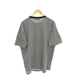 nonnative 24SS CLERK S/S TEE C/L PIQUE BORDER Tシャツ カットソー ボーダー 半袖 1 黒 白 ブラック