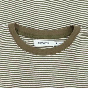nonnative 24SS CLERK S/S TEE C/L PIQUE BORDER Tシャツ カットソー ボーダー 半袖 リネン混 1
