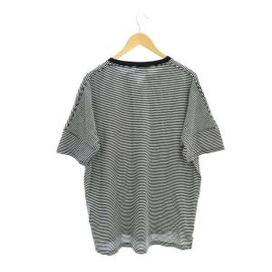 nonnative 24SS CLERK S/S T-NECK TEE BORDER Tシャツ カットソー ボーダー 半袖 1 黒 白 ブラック