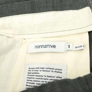 nonnative 24SS WORKER EASY SHORTS ショートパンツ ハーフ ボトムス ジップフライ ウール混