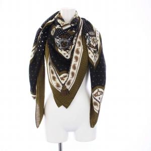 カレジュアン 140 HARNAIS DE COUR 宮廷の馬具 スカーフ カシミヤシルク