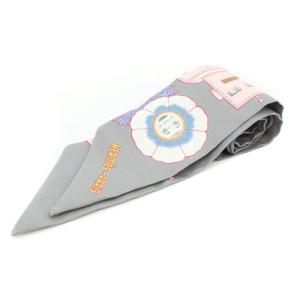 ツイリー ドレスコード DRESSE CODE リボンスカーフ 総柄 グレー