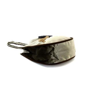 MUVEIL 23AW バセットハウンド トートバッグ ショルダーバッグ グレー MA233EBG002