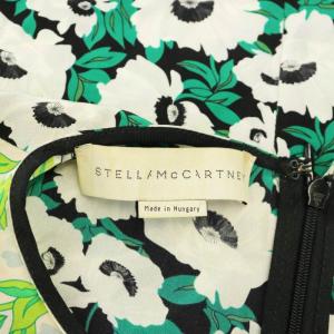 STELLA McCARTNEY フラワー柄半袖トップス ブラウス 半袖 プルオーバー シルク 38 M マルチカラー