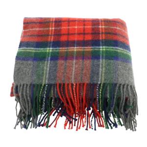JOURNAL STANDARD マフラー大判ストール タータンチェック フリンジ カシミヤ マルチカラー