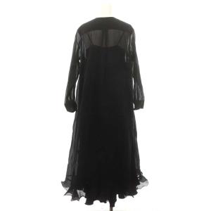 Drawer ワンピース 裾フリル 36 ブラック