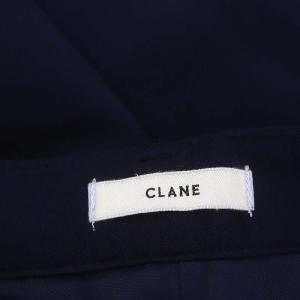 CLANE 22SS BASIC TUCK PANTS パンツ 2 M 紺 ネイビー