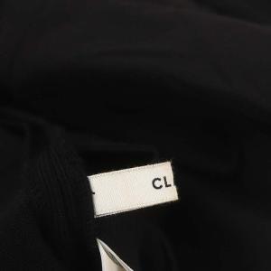 CLANE 22SS RIB STRIPE TUCK PANTS パンツ 1 S 黒 ブラック