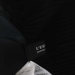 JOURNAL STANDARD L'ESSAGE 22SS ティアードプリーツスカート ロング 38 M 黒 ブラック