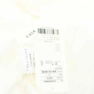 CASA FLINE コットンティアードスカート フレア ロング F ホワイト