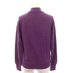 Steven Alan WOOL HIGH GAUGE HIGH NECK KNIT ニット セーター 長袖 ハイネック ウール 紫 パープル