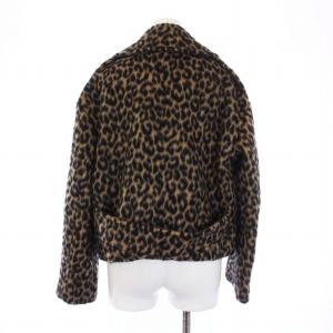 MADISONBLUE 22AW SHORT PEA JK LEOPARD Pコート ショート レオパード柄 ヒョウ柄 01