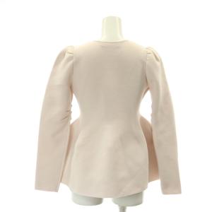 CELFORD 23SS ペプラムカーディガン ニット ジップアップ 長袖 32 ライトピンク