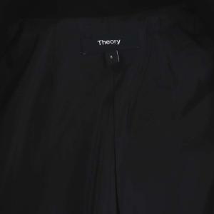 Theory 22AW ADMIRAL CREPE RELAXED JKT A ビッグシルエットジャケット テーラード 総裏地 8 黒 ブラック