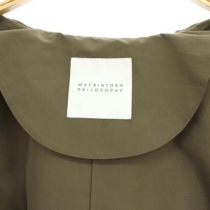 MACKINTOSH PHILOSOPHY MACKINTOSHPHILOSOPHY 22SS コットンレインクロスブルゾン ジャケット フード ジップアップ 36 カーキ /MI OS